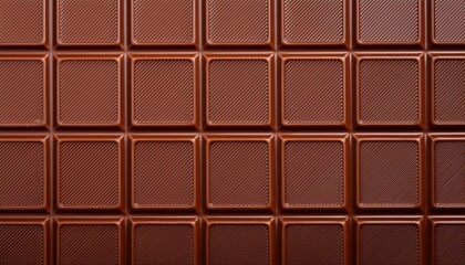 Naklejka premium Milk chocolate bar textured background. Chocolate Pattern. High resolution image close up.