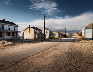 Obraz premium a ghost town