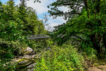 Les Brenets, le lac des Brenets, Doubs, Fluss, Brücke, Ausflug, le Saut-du-Doubs, Jura,...