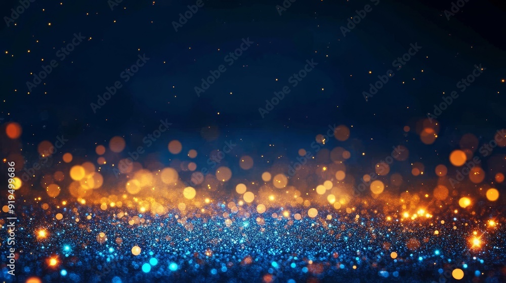 Poster technology background showing illuminated fiber optic network connections - generative stock