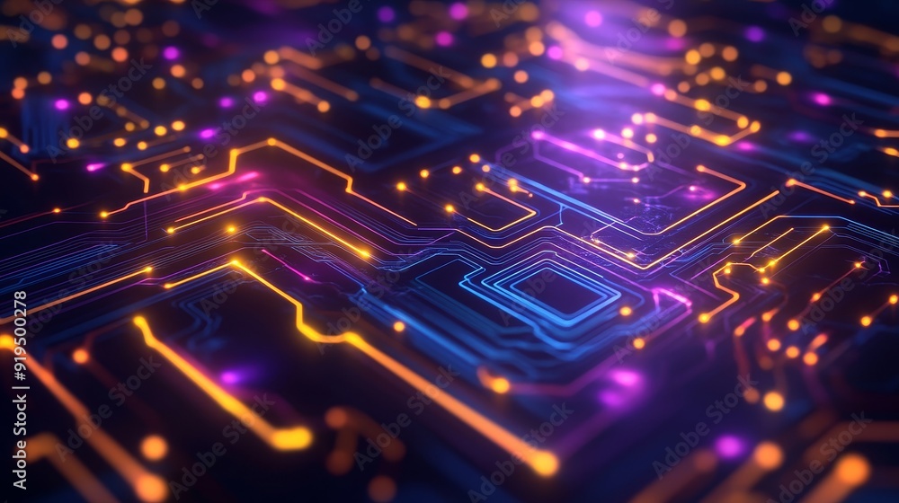 Poster abstract digital 3d background showing technology, digital storage, science, education, etc. can be 