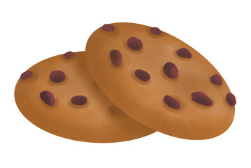 Cartoon Cookies - Snack Treats Clipart and Illustration.

