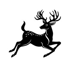 deer silhouette vector
