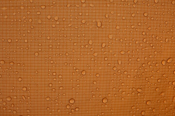 orange fabric texture  with drops