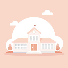 School building Back to School Background and Design