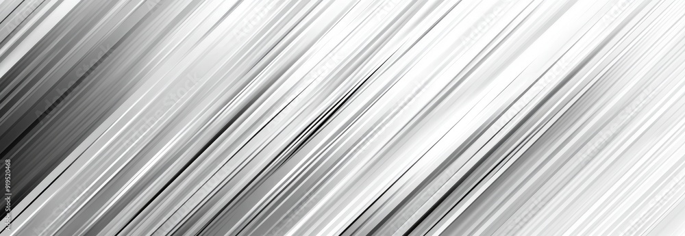 Poster an abstract white panorama and silver are light patterns with gradations of gray on the wall with a 