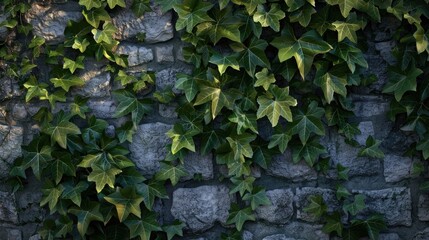 Ivy climbing wall