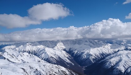 Fototapeta premium Scenic view of snowcapped mountains against sky 18