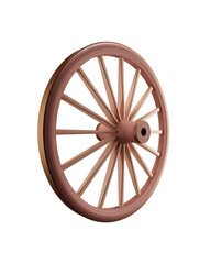 Fototapeta premium khmer wood wheel