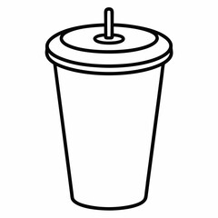 A tumbler art vector illustrator