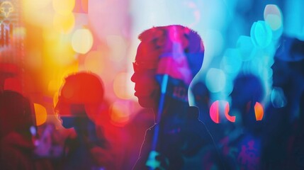 Independence Day parade community pride (close up