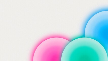 colorful background with circles