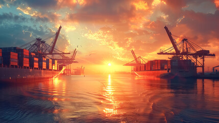 港・輸出入イメージ