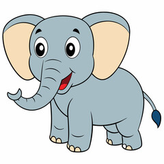 Elephant art vector illustrator