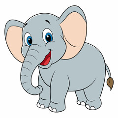 Elephant art vector illustrator