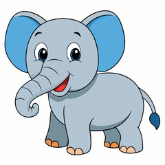 Elephant art vector illustrator