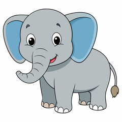 Elephant art vector illustrator