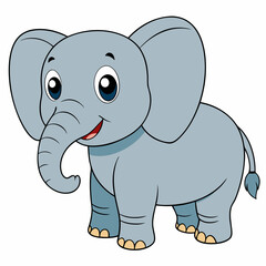 Elephant art vector illustrator
