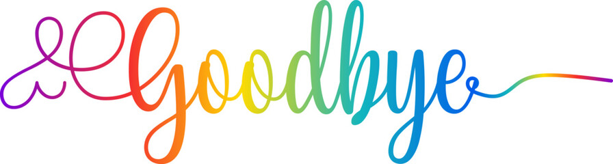 vector illustration background goodbye, Time to say goodbye