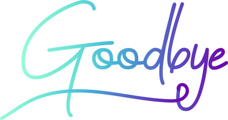 vector illustration background goodbye, Time to say goodbye