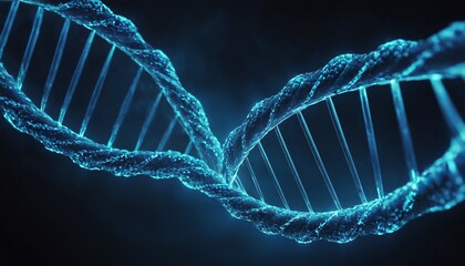 Dna strand symbolizes the intersection of digital technology and scientific discovery 19