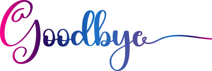 vector illustration background goodbye, Time to say goodbye