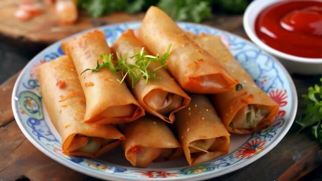 chicken and vegetable wrap