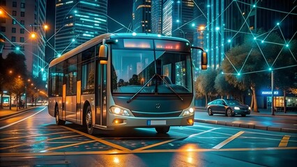 Develop a safety system for autonomous buses, including pedestrian protection.