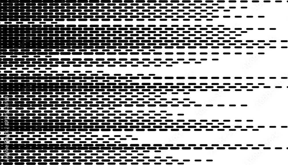 Poster black and white transition pattern for background and jersey design. fully editable. modern backgrou