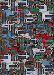 Fototapeta premium tile mosaic