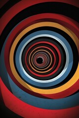 Spiraling into Colorful Playfulness - Captivating 3D Spirals in Vibrant Display of Creativity and Joy