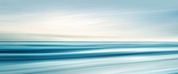The motion gradient of blue blurred background light is abstract motion glow in blue