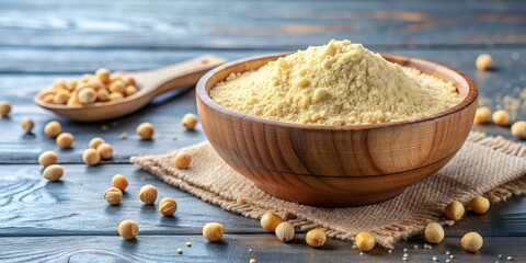 Bowl of chickpea flour, an essential ingredient for gluten-free baking, chickpea flour, bowl, gluten-free, baking