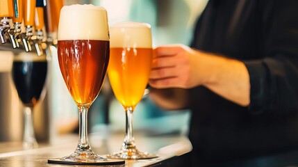 Obraz premium Beer Cafe