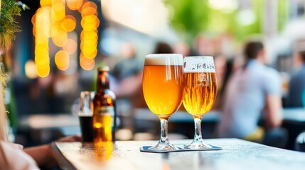 Obraz premium Beer Cafe