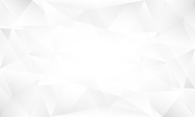 3d glowing white polygon pattern abstract background 