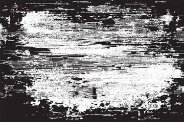 Distressed Black Lines Overlay Texture for Creative Designs Black and White