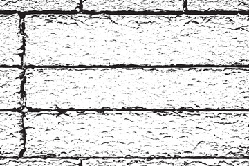 Set of White Grunge Distressed Textures On White Background 