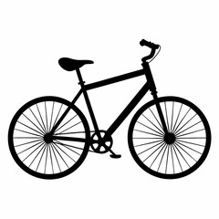 Bicycle Black silhouette