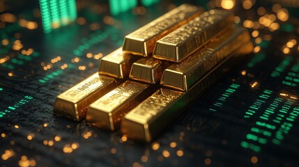 3D Gold Rush in Green Ticker Land