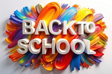 Obraz premium Back to School Supplies Background Perfect for Educational and Creative Design Projects