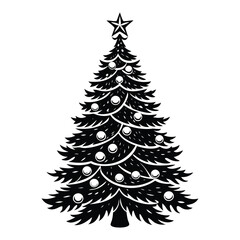 Christmas Tree Silhouette Vector