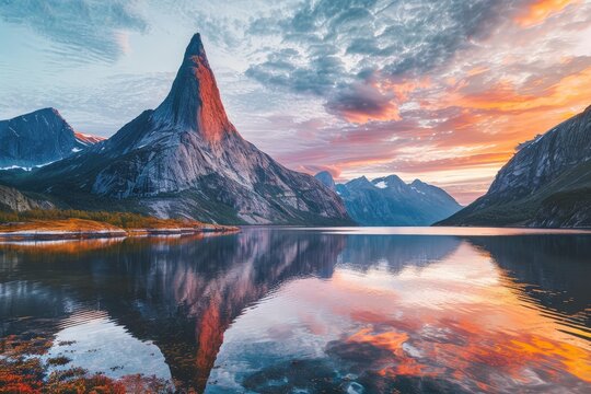 Explore the scenic beauty of Stetind National Park, where towering mountains meet serene fjords, creating a stunning landscape perfect for travel.