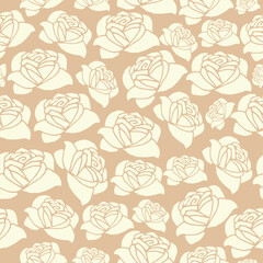 Seamless decorative pattern with flowers wallpaper festive birthday background art decor design for textile, paper	
