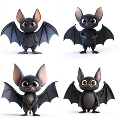 3D Cartoon Cute Funny Bat