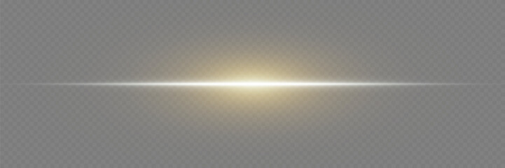 Light line effect. A flash of light and an explosion.