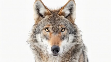Obraz premium Wolf Portrait - Wild and Majestic
