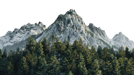 Obraz premium PNG Mountain Forest mountain forest peak.