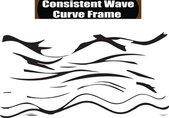   Wave Curve Frame Outline Silhouette Graphics Collection