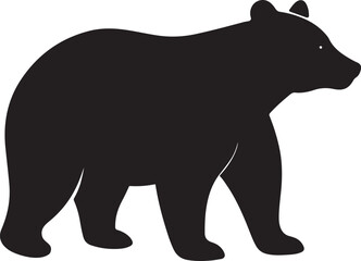 Bear silhouette vector illustration design